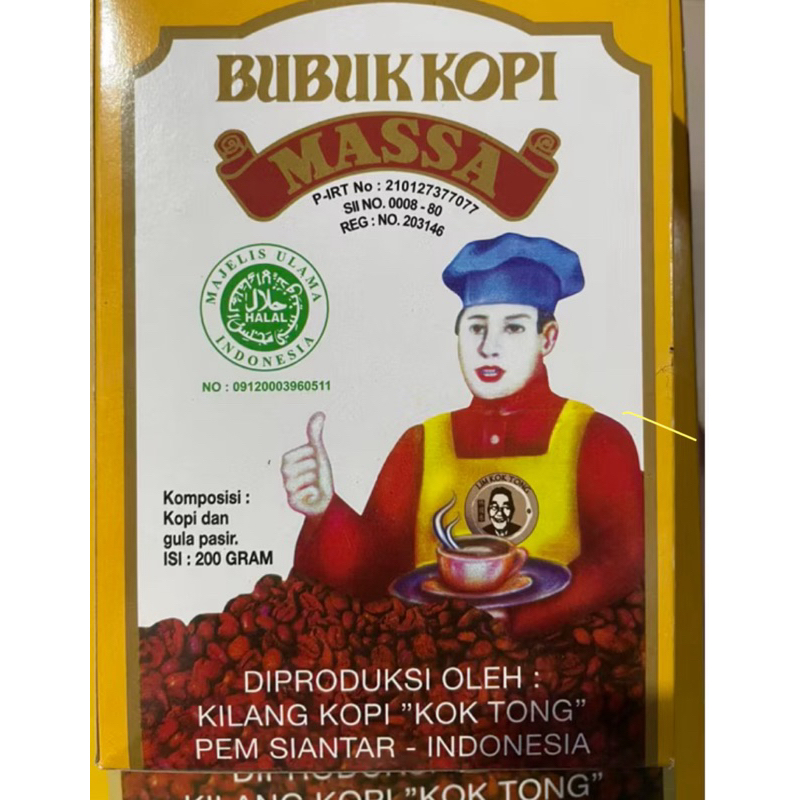 

1dus KokTong 500gr asli siantar halus/kasar isi 20bgks