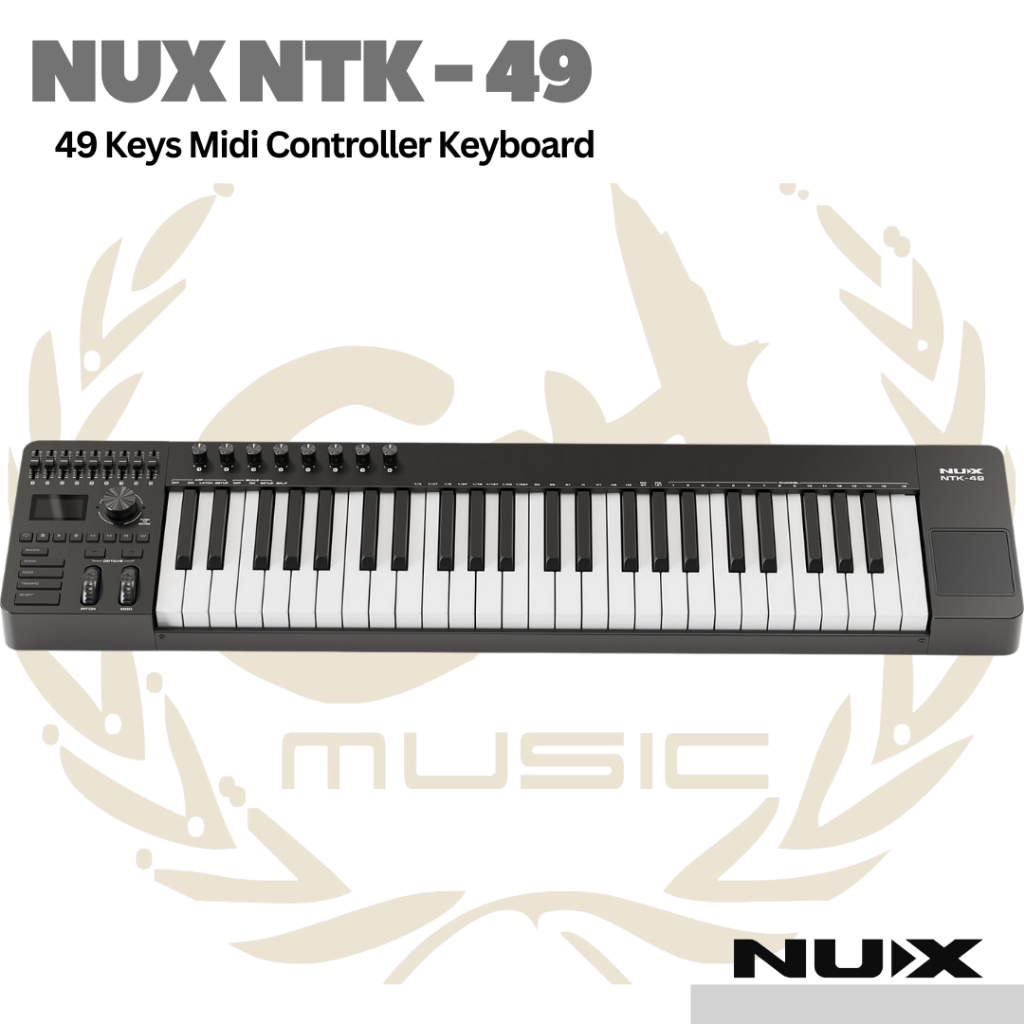 Nux NTK-49 Midi Keyboard Controller 49 Keys - Keyboard