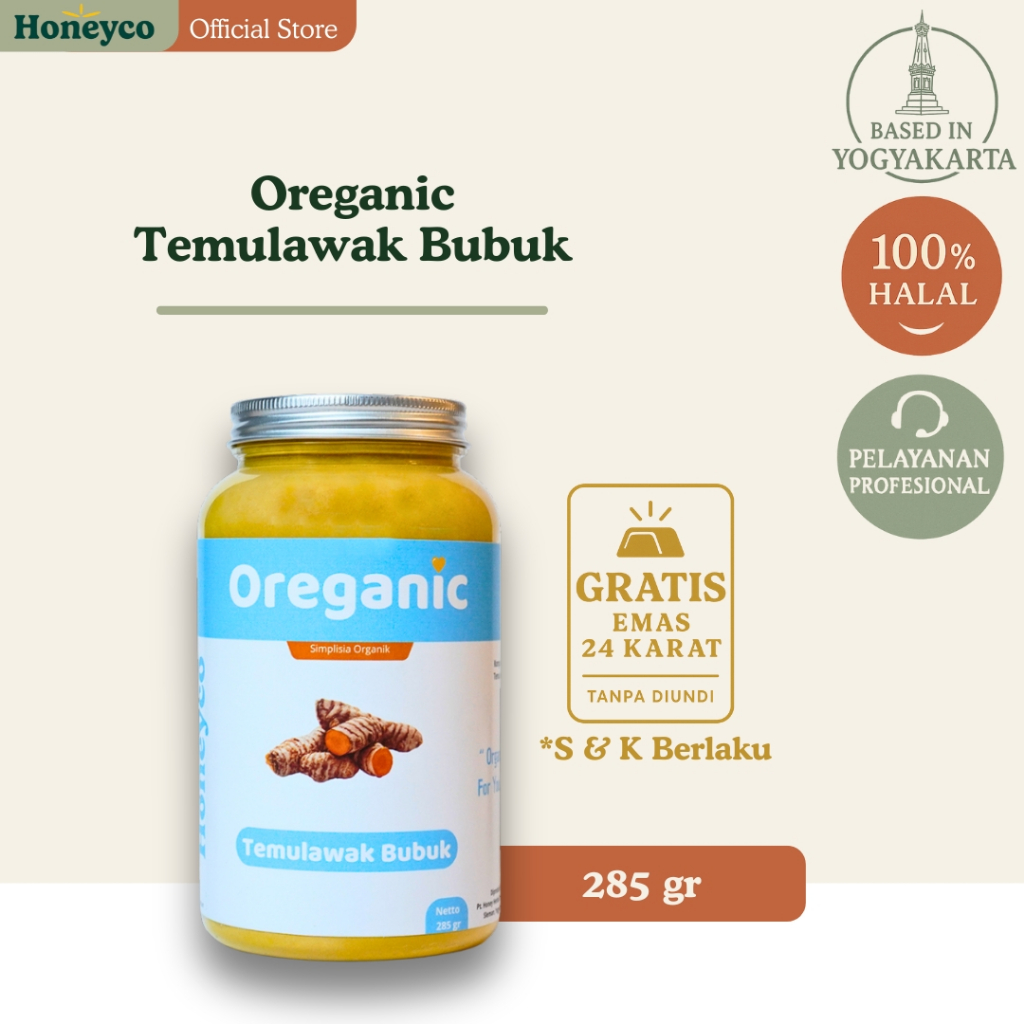 

Oreganic Temulawak Bubuk Simplisia Organik - 285gr