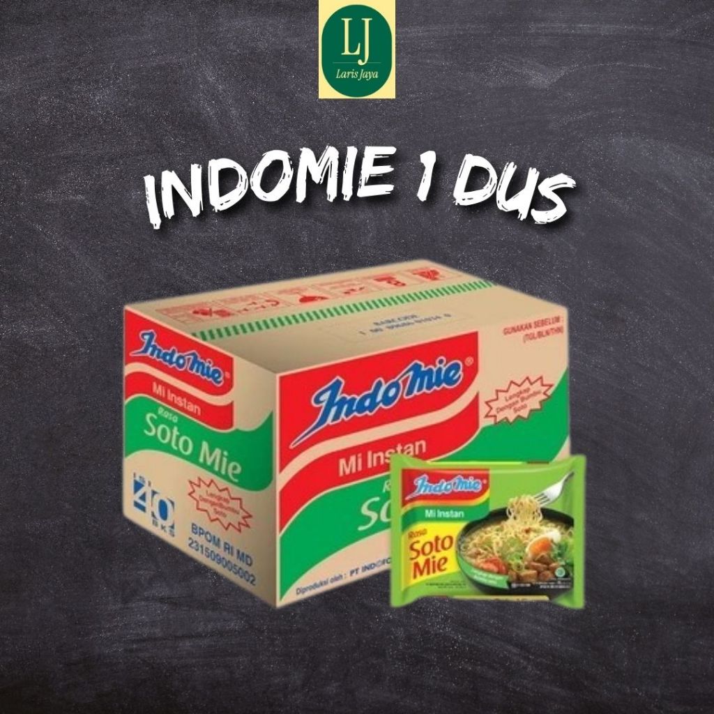 

Indomie Mi Instan Rasa SOTO 1 Dus isi 40Pcs