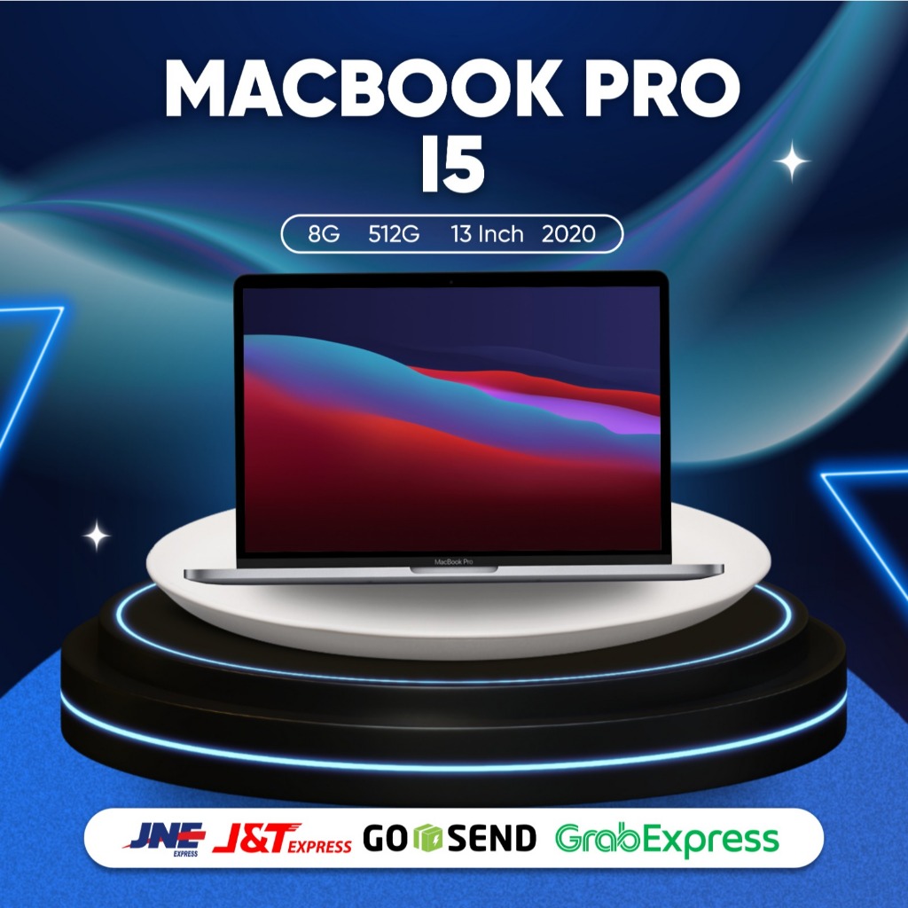 Macbook Pro i5 8GB 512GB 13 Inch 2020 Second Original