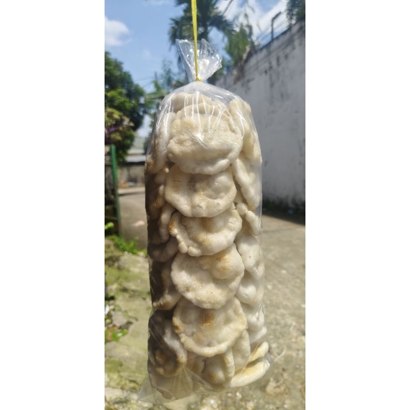 

isi 50 keping kemplang tunu bantat asli dusun+ sambal cengek