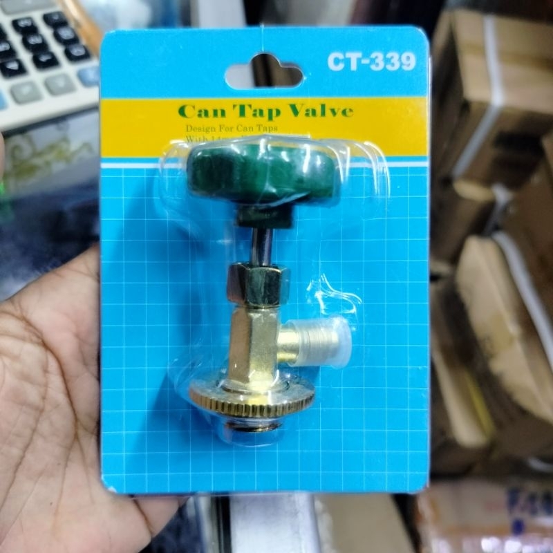 CAN TAP VALVE CH-339 / KRAN FREON R134A KLEA TABUNG KECIL