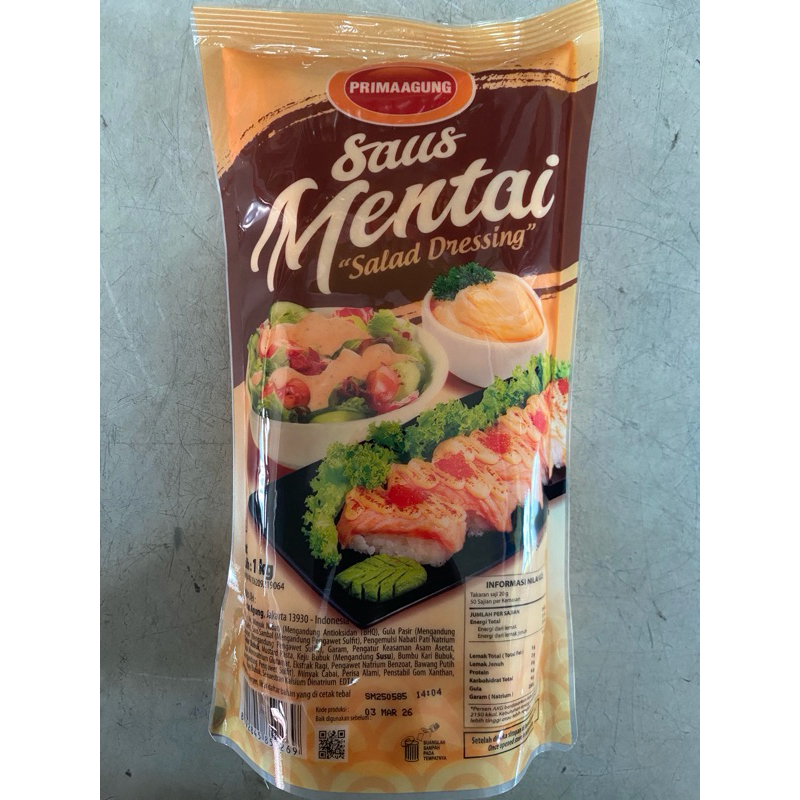 

Prima Agung Saos Mentai 1kg