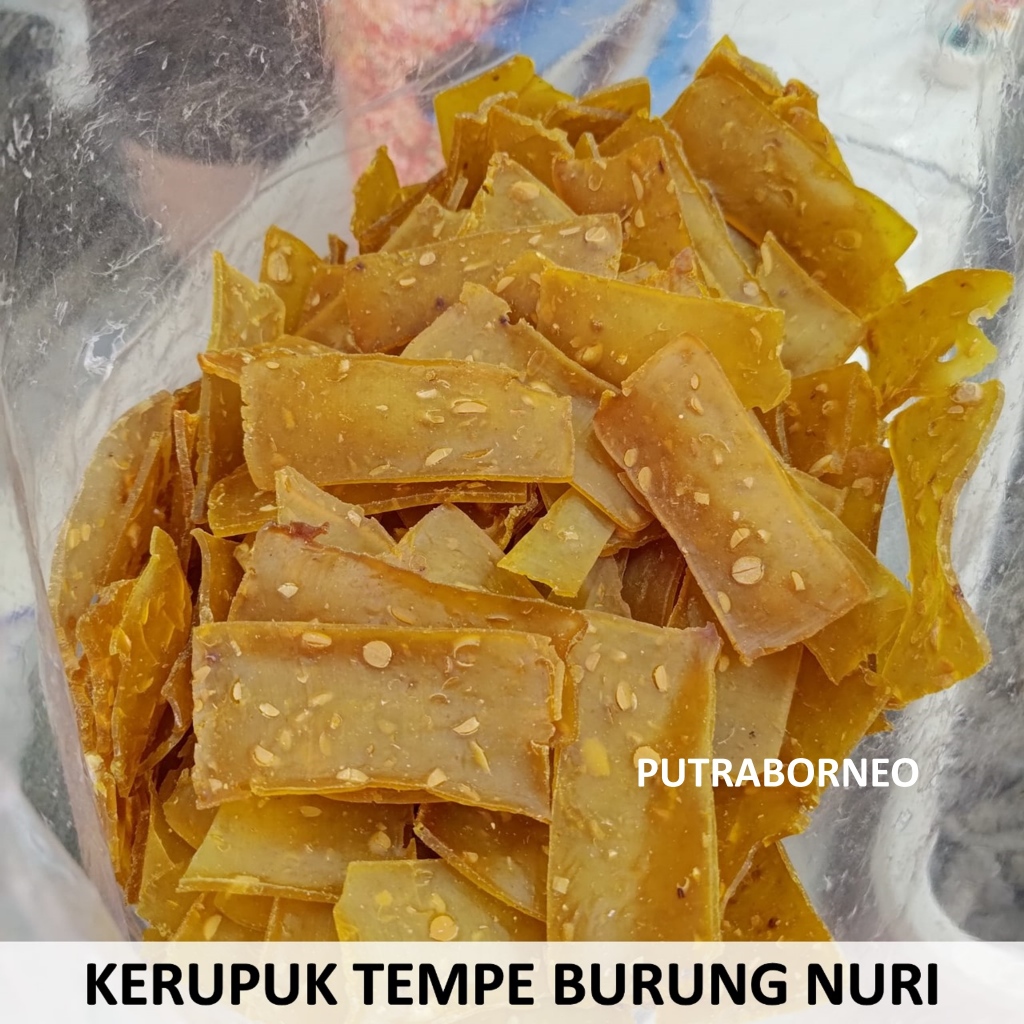 

PB Kerupuk Tempe Mentah 1 kg Burung Nuri / Kerupuk Tempe Bandung / Snack Kerupuk Mentah
