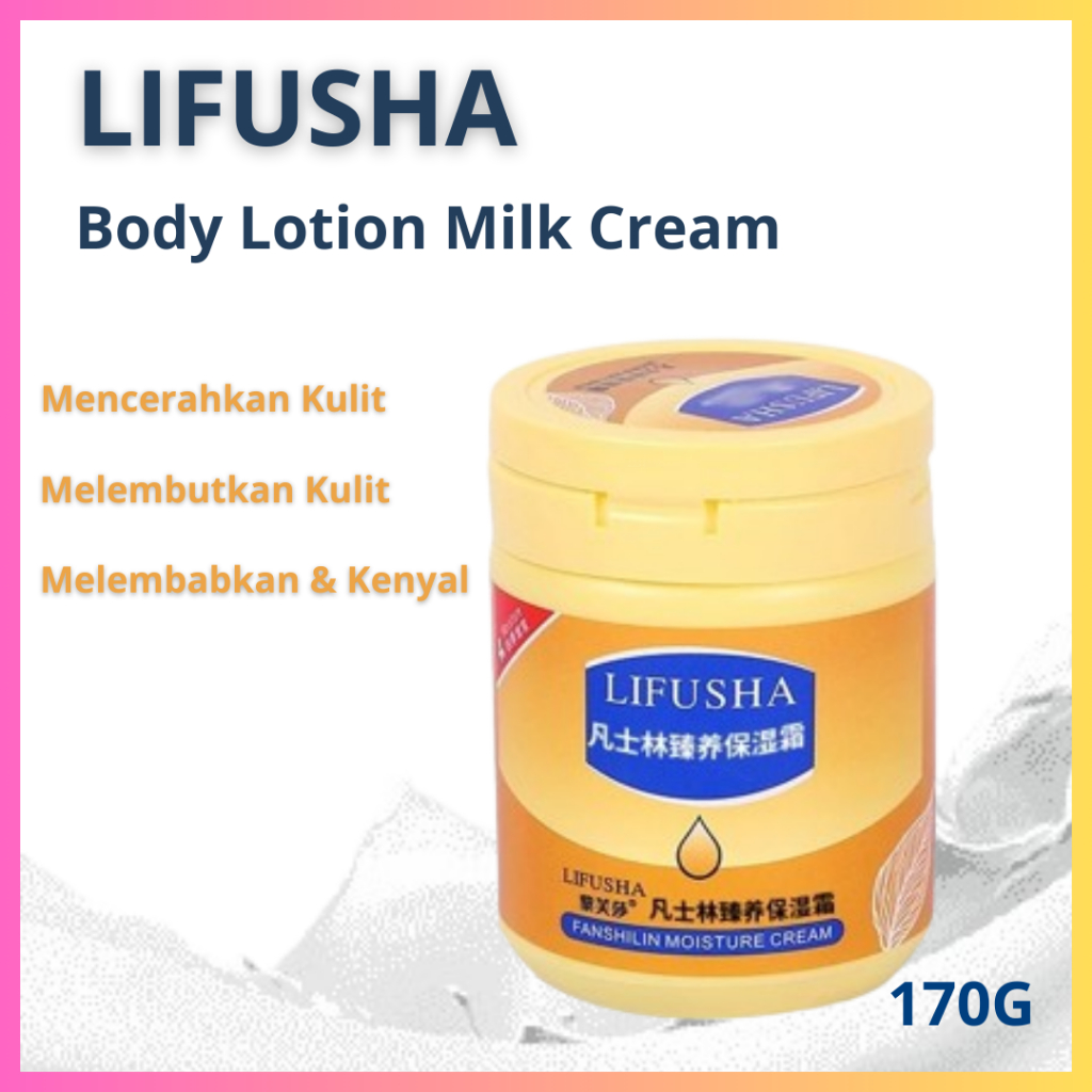 LIFUSHA Vaseline Body Lotion Moisturizing Cream Vaseline Anti Dehidrasi Menghaluskan Melembabkan Kul