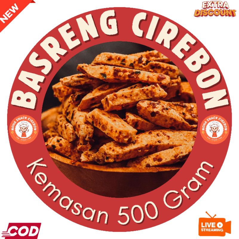 

Basreng pedas daun jeruk 500 Gram / Basreng Kemasan 500Gram / Basreng Kemasan 500Gr / Basreng Kemasan 500 GR