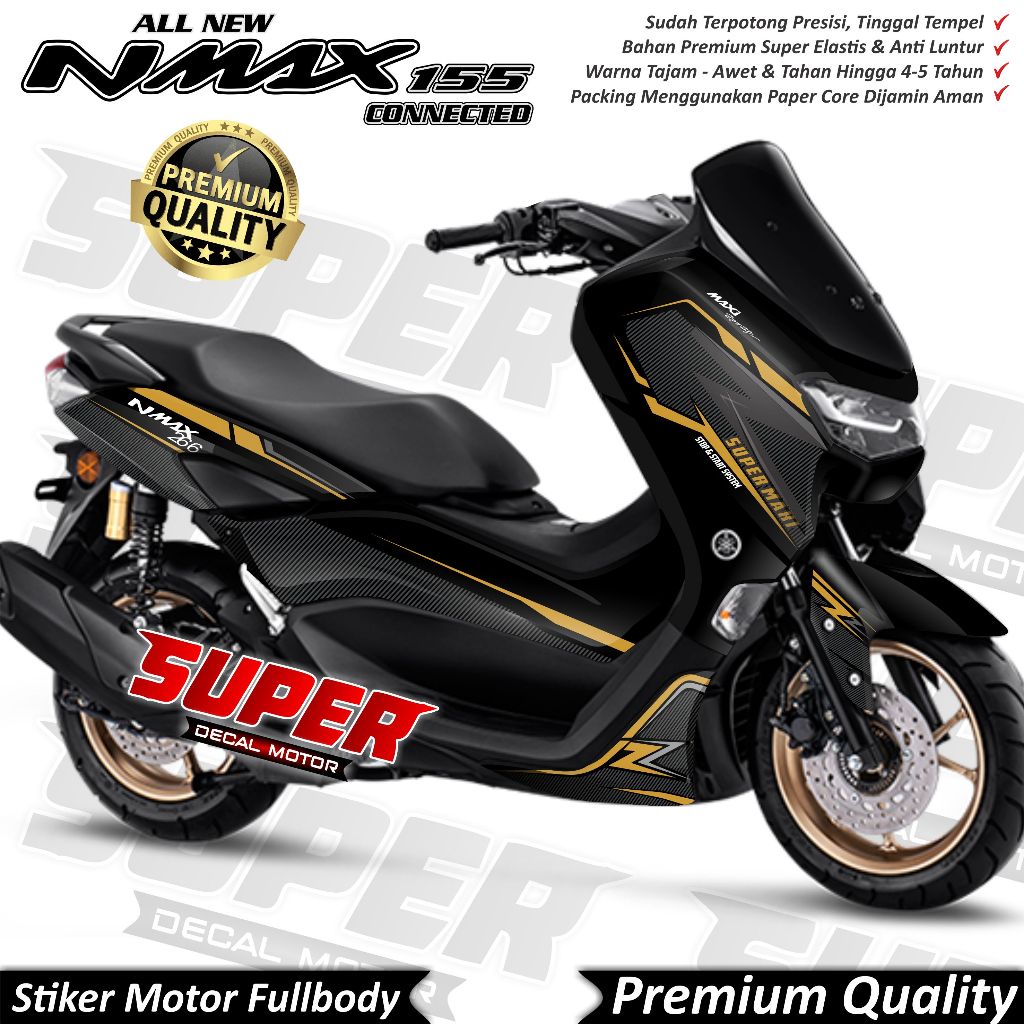 TERBARU Stiker Decal Yamaha Nmax 2020 2021 2022 Full Body Variasi CArbon Keren