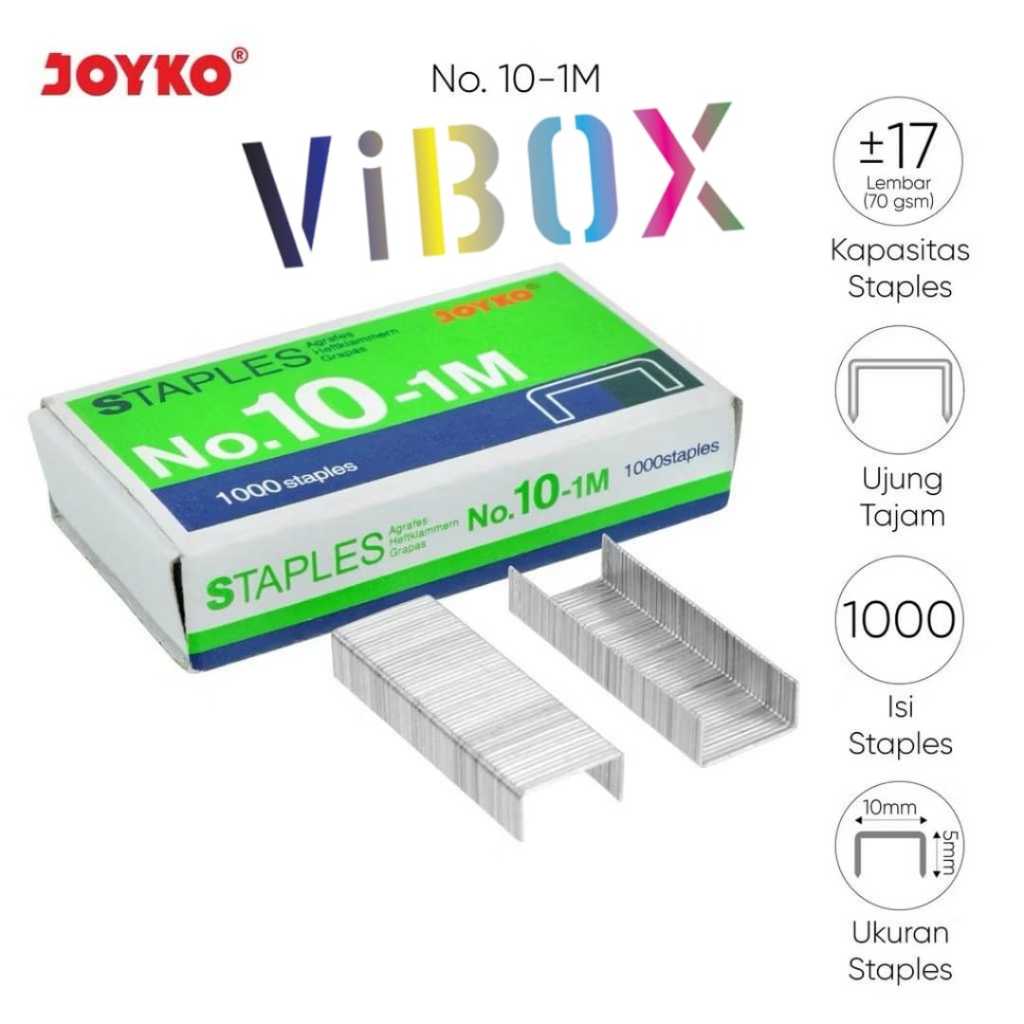 

Refill Isi Staples No.10-1M JOYKO Best Quality Original Super Tajam SEN