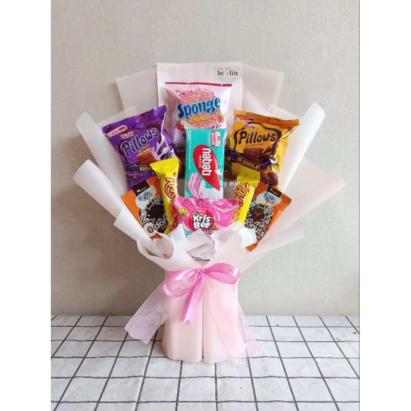 

Bouquet Snack buket snack buket jajanan murah by elin