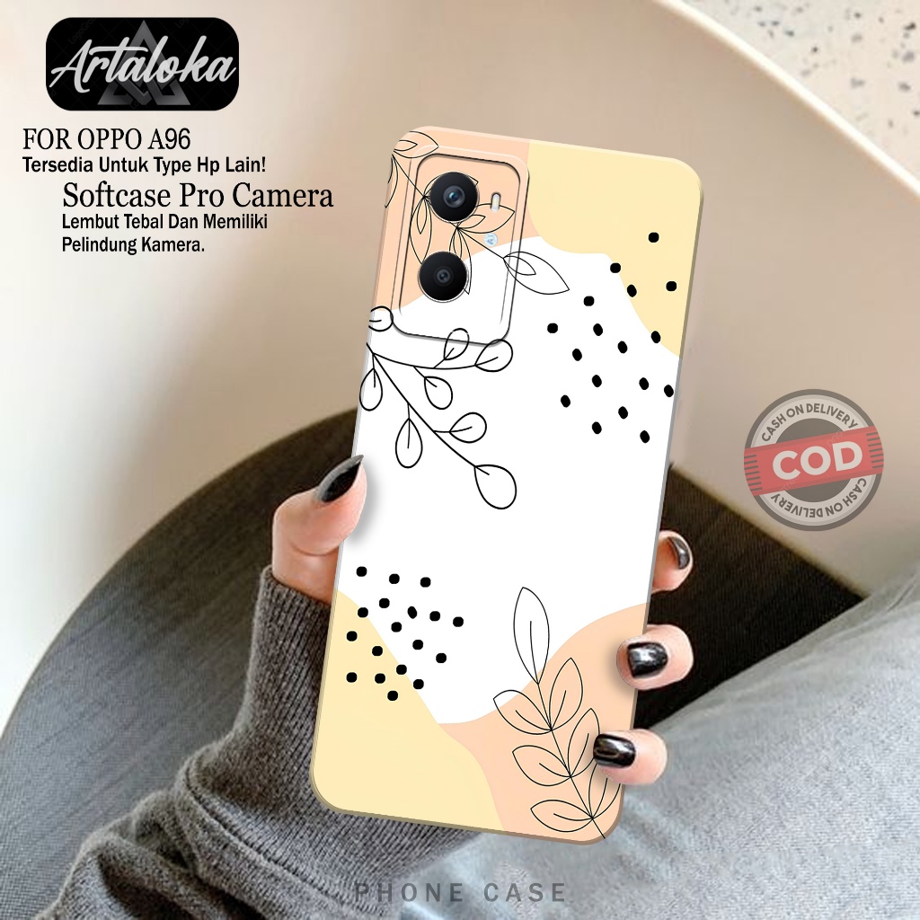 Case Hp OPPO A96 Fashion Case Pattern Softcase OPPO A96 Casing OPPO A96 Kesing OPPO A96 Silikon OPPO