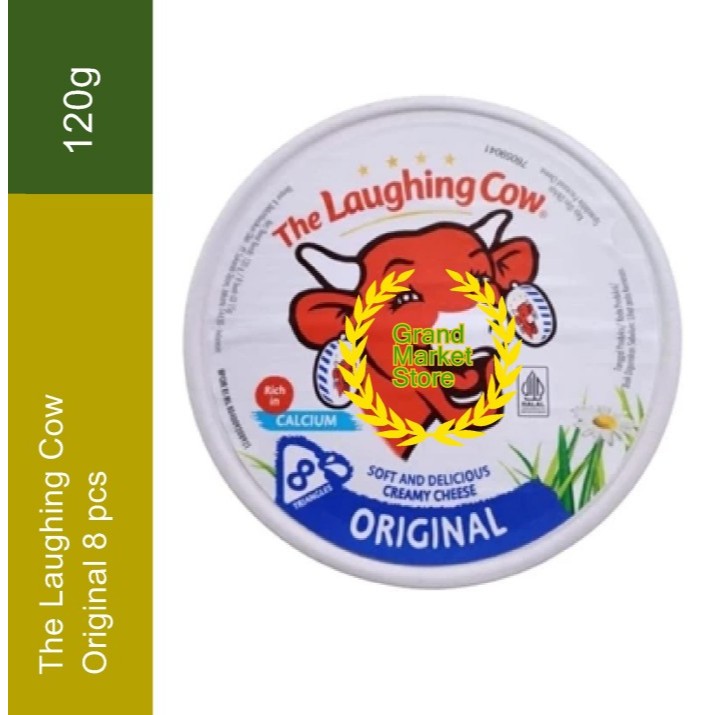 

The Laughing Cow Keju Cheese Segitiga 8pcs 120gr - Keju Bayi MPASI Original Keju Oles Olahan Keju Segi Tiga