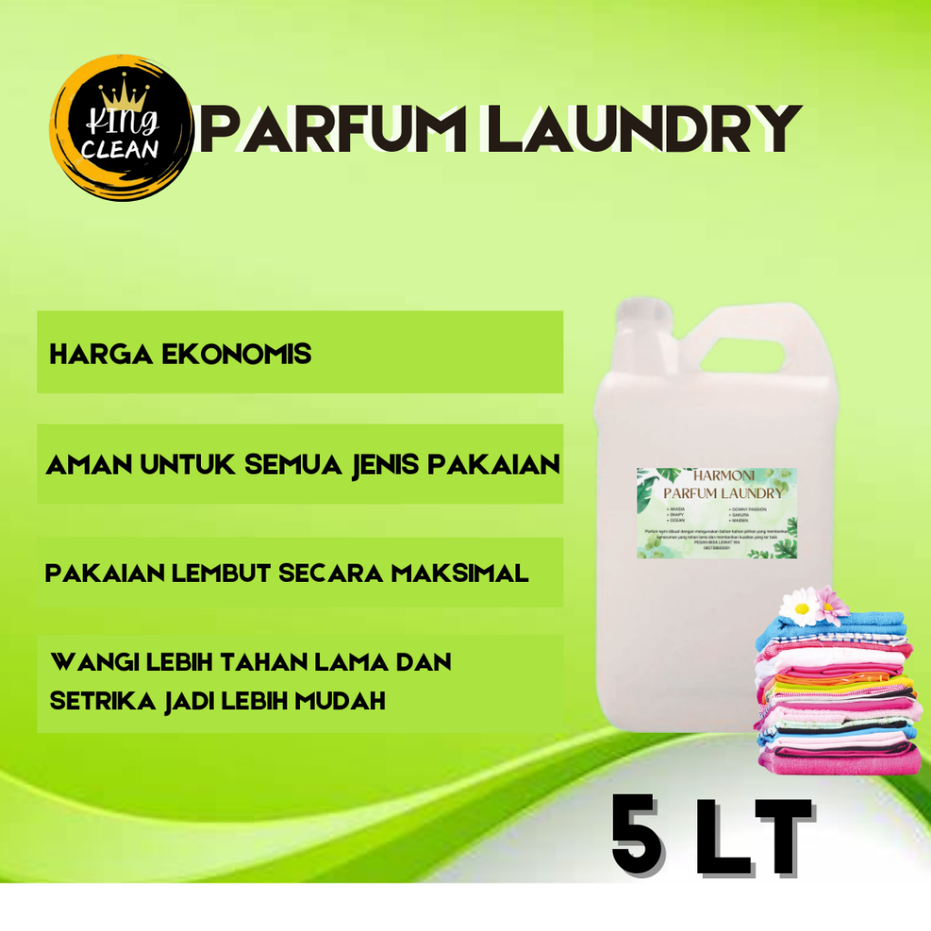 Parfume Laundry / Pewangi Pakaian / Pewangi Laundry / Parfume Pakaian