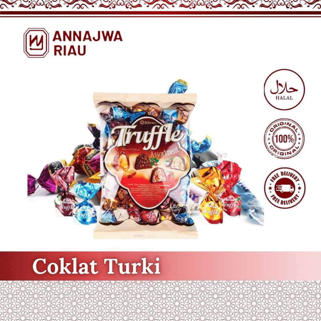 

Coklat Turki/Trufle Premium – Cemilan Manis & Lembut Khas Turki | Turkish Delight Chocolate