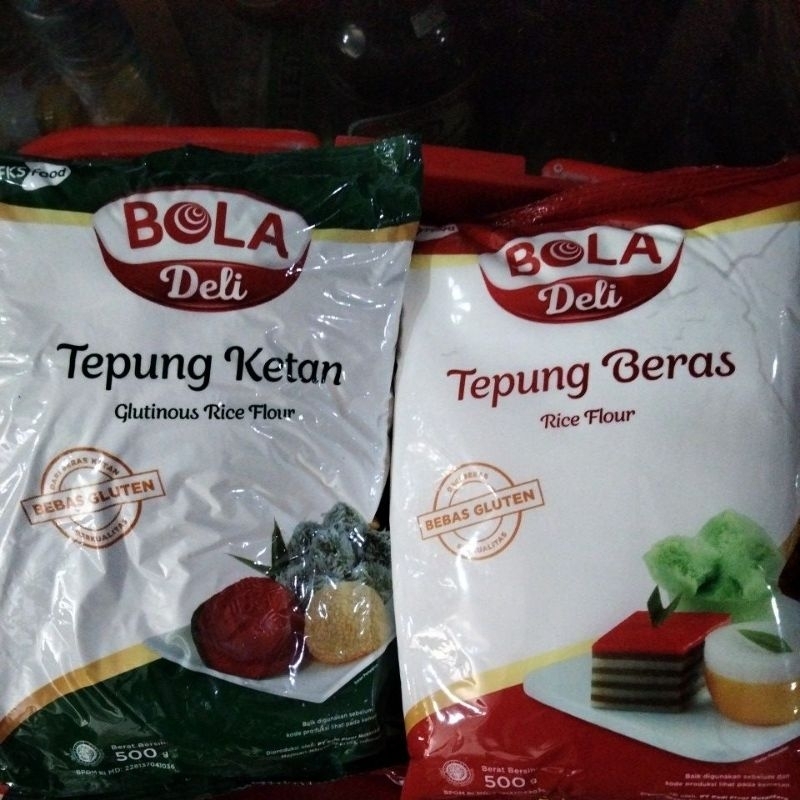 

Tepung Beras/ Ketan Cap Bola Deli 500gram