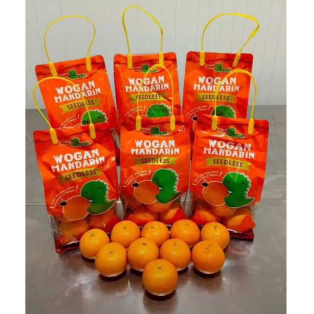 

Jeruk Wogan Dinofresh Seedles Berat 800gram /pack