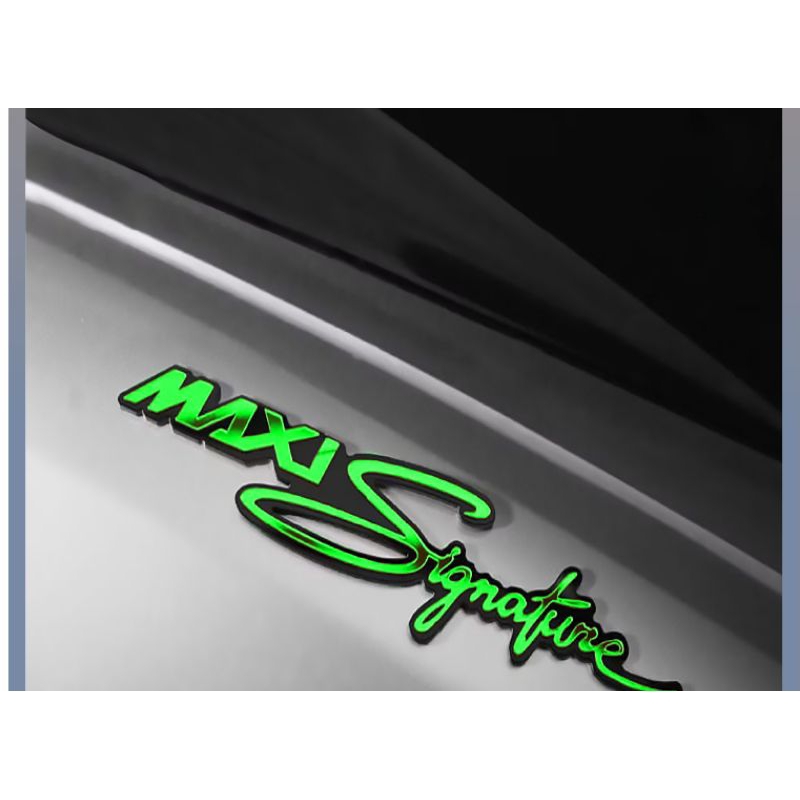 EMBLEM MAXI SIGNATURE NMAX XMAX LOGO MAXI SIGNATURE AEROX MAXI SIGNATURE AKRILIK 1pcs stiker