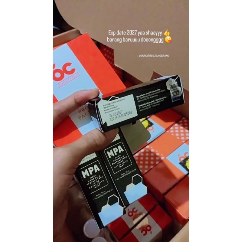 (100% ORI) MPA PROPOLIS BY OURCITRUS | NUTRISI KESEHATAN | PROPOLIS BRAZILIAN | MADU TRIGONA | ASAM 