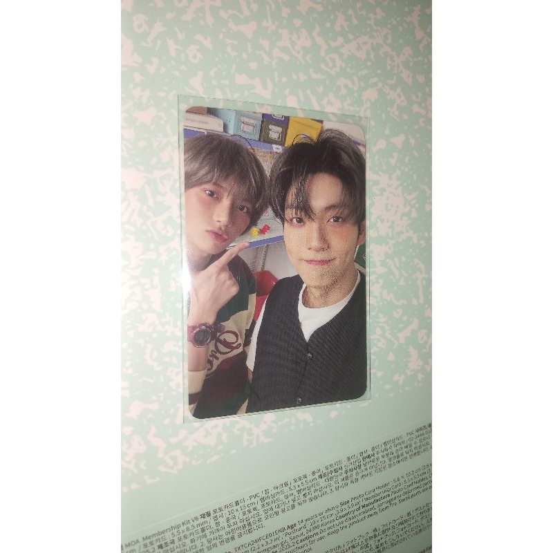 PHOTOCARD TXT DECO KIT UNIT SOOBIN BEOMGYU