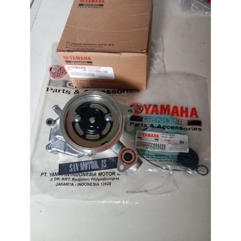 Water Pump Assy Plus Packing Yamaha Vixion Old Vixion New MX King Kualitas Ori