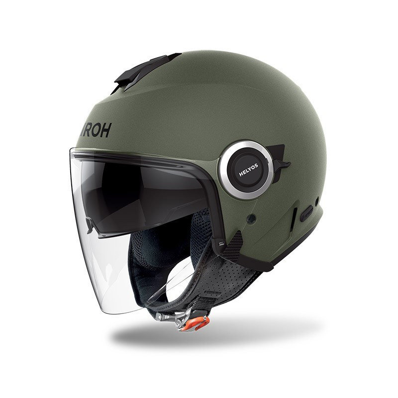 HELM AIROH HELYOS MILITARY GREEN MATT HELMET HALF FACE AIROH ORIGINAL