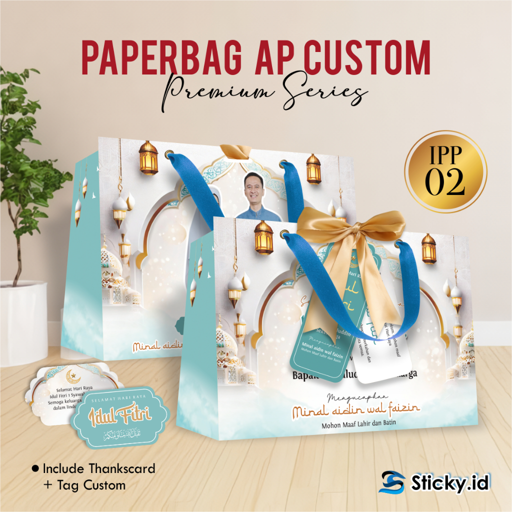 

PAPER BAG CUSTOM FULL COLOUR OLEH OLEH HAJI / UMROH - PAPER BAG FREE FOTO PREMIUM SERIES