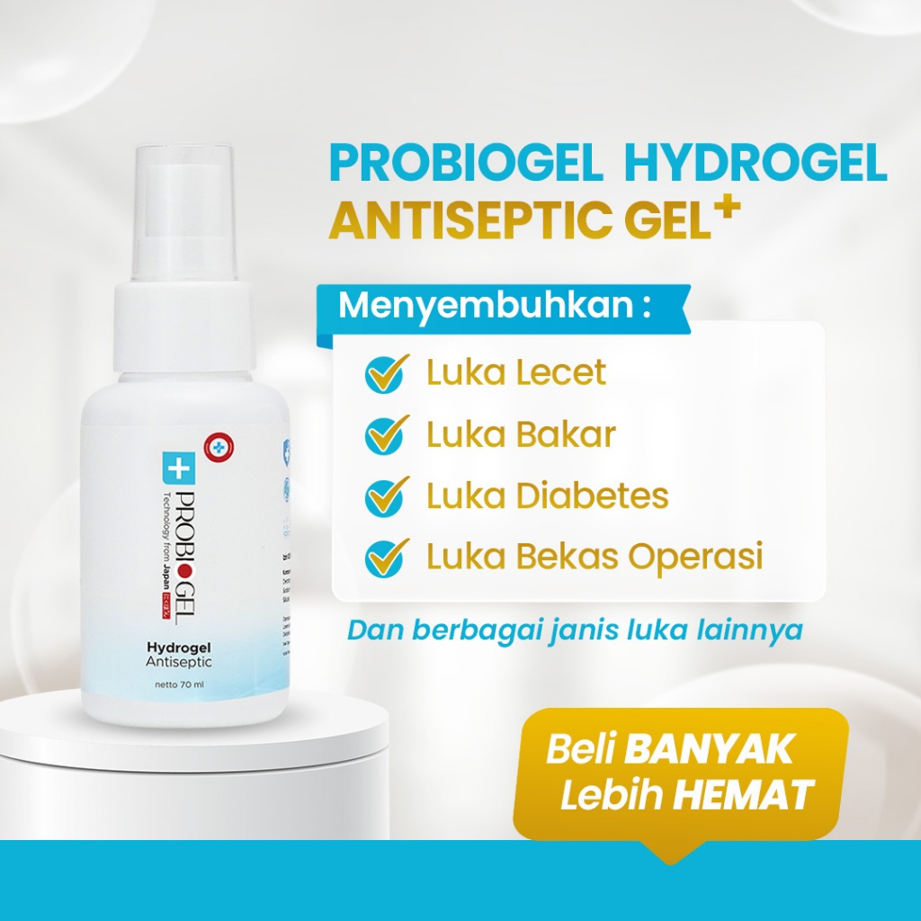 PROMO!! Probiogel Hydrogel Obat Luka Diabetes Luka Bakar Antiseptic Spray Antiseptik