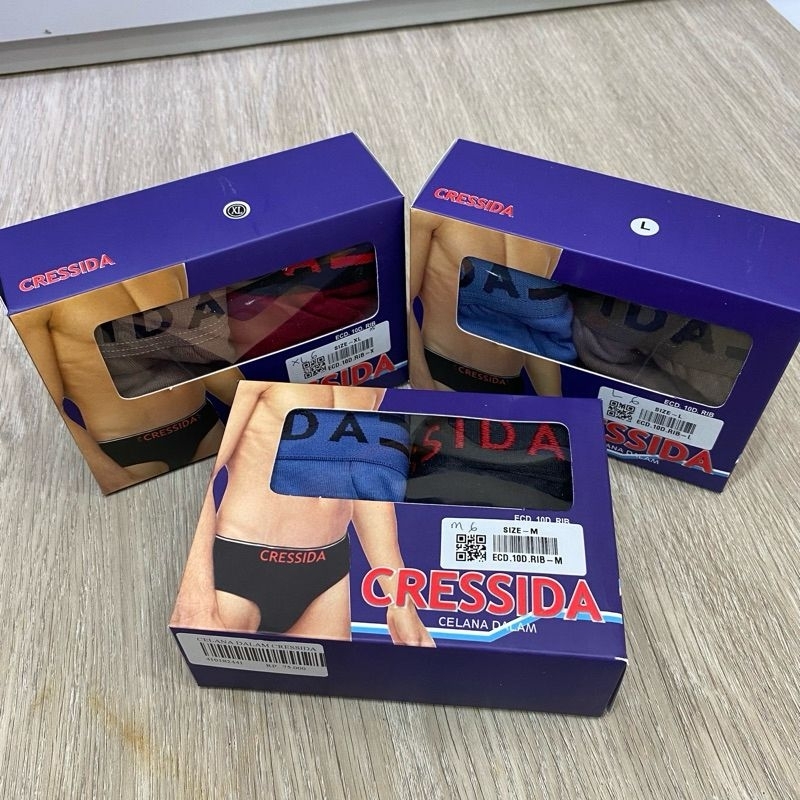 celana dalam cressida pria original