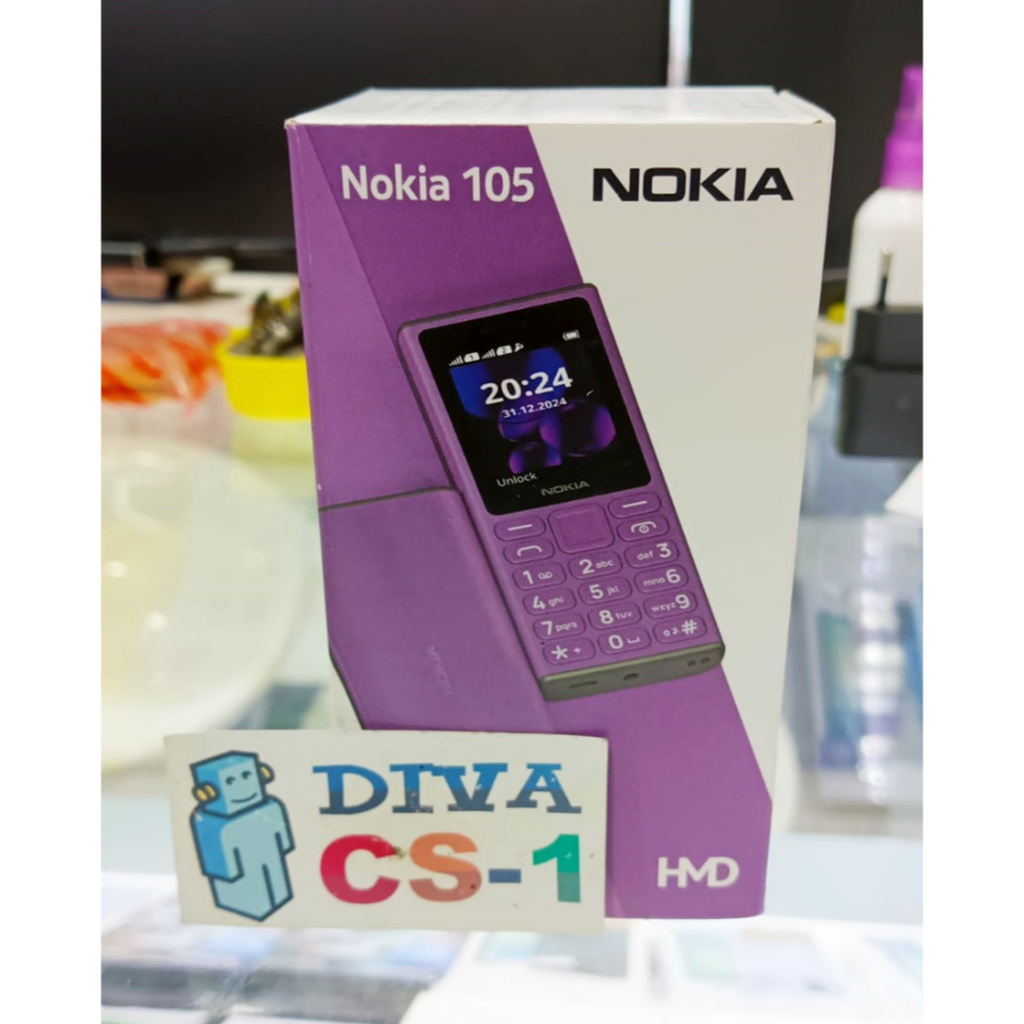 Nokia 105 2024 feature phone Dual Sim MP3 Player dan Radio Garansi Resmi Bandung Antapani