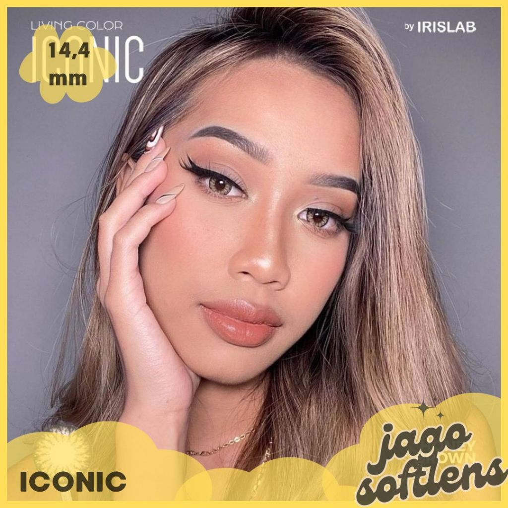 JAGO SOFTLENS BISA COD - SOFTLENS ICONIC 14,4MM NORMAL BY IRISLAB / SOFTLENS LIVING COLOR ICONIC / S