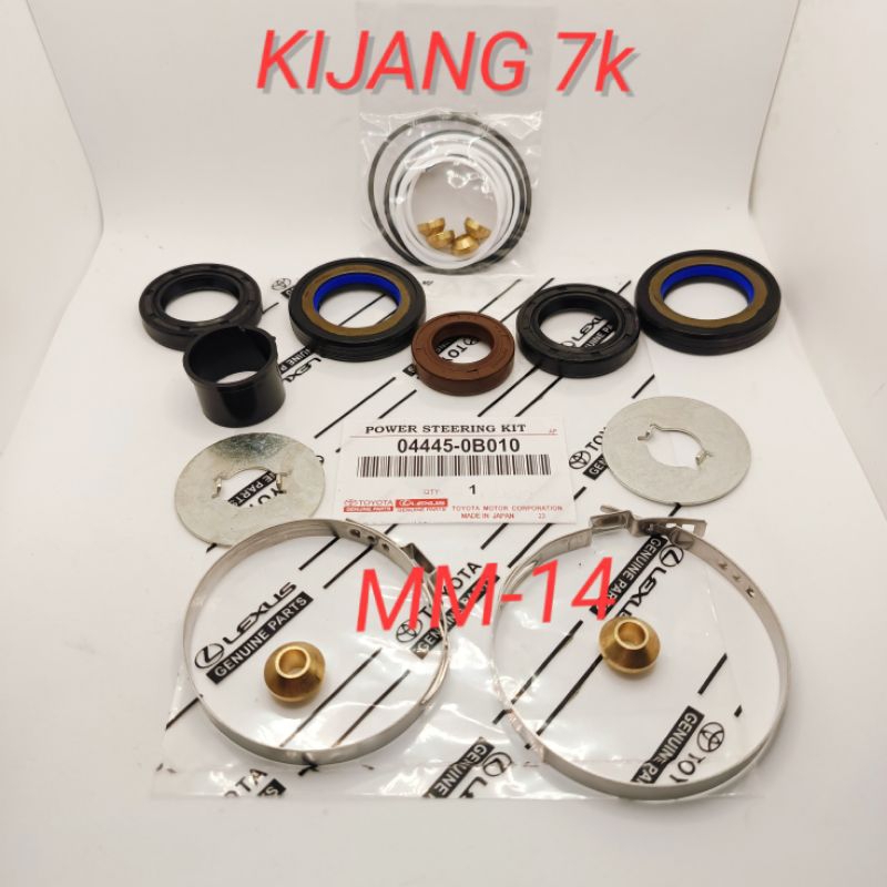 POWER STEERING KIT SEAL KIT LOW BAWAH KIJANG KAPSUL 7K EFI 1.8CC ORI 1SET