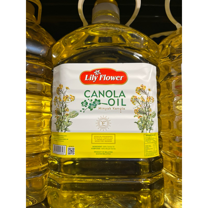 

Lily Flower Minyak Kanola Oil 5L