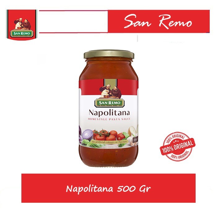 

San Remo Pasta Sauce Napolitana 500 Gr