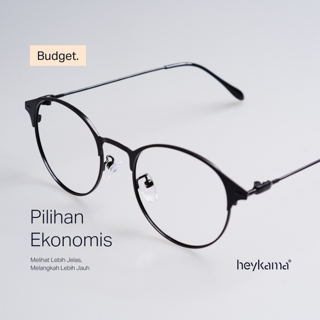 heykama - Frame Kacamata Arao ( Browline )