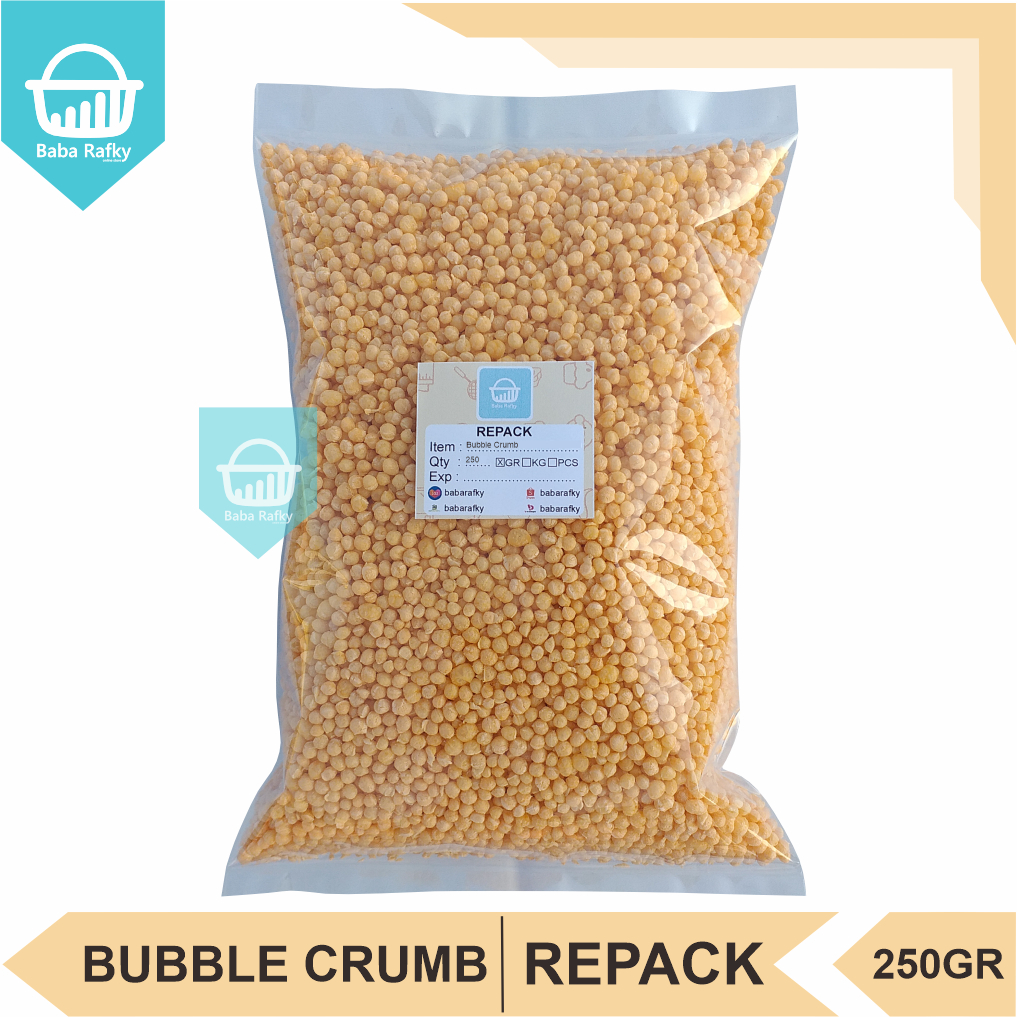 

Bubble Crumb Crispy Naget - Tepung Roti Bulat Repack - Bubble Crumb Tepung Roti