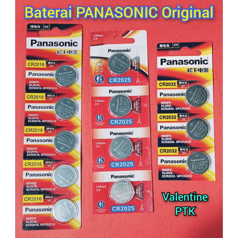 Baterai Panasonic ORI | Baterai PANASONIC ORI | Baterai Jam Tangan PANASONIC ORI Digital | Baterai J