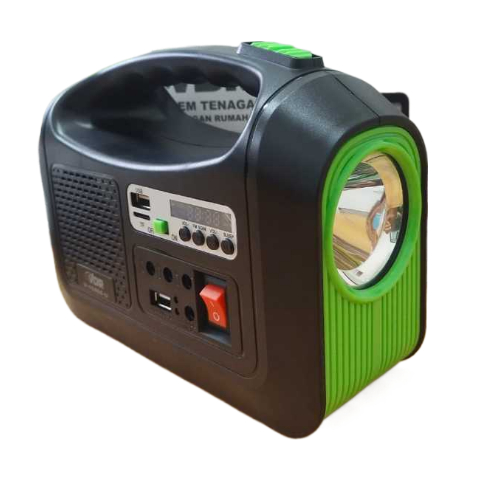 Senter Emergency Tenaga Surya VDR V-1588S-U Lampu Emergency-Lampu Bohlam