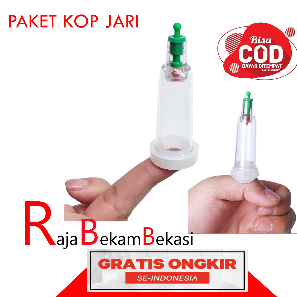 Kop Bekam untuk Jari - Alat Bekam Jari dan Bekam Wajah