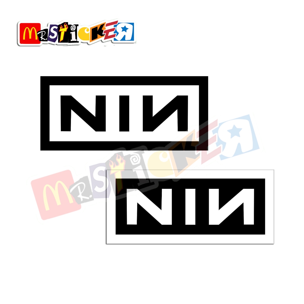 

sticker band Nine Inch Nails OG logo stiker NIN