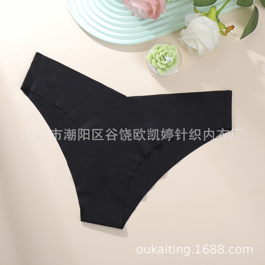 KS132 Celana Dalam Wanita Seamless V Shape Wireless CD Sexy Tipis