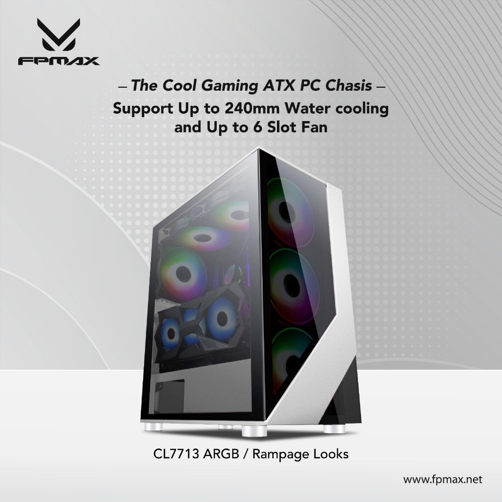 CL7713 ARGB - FPMAX PC Case with Enlight Rampage Look