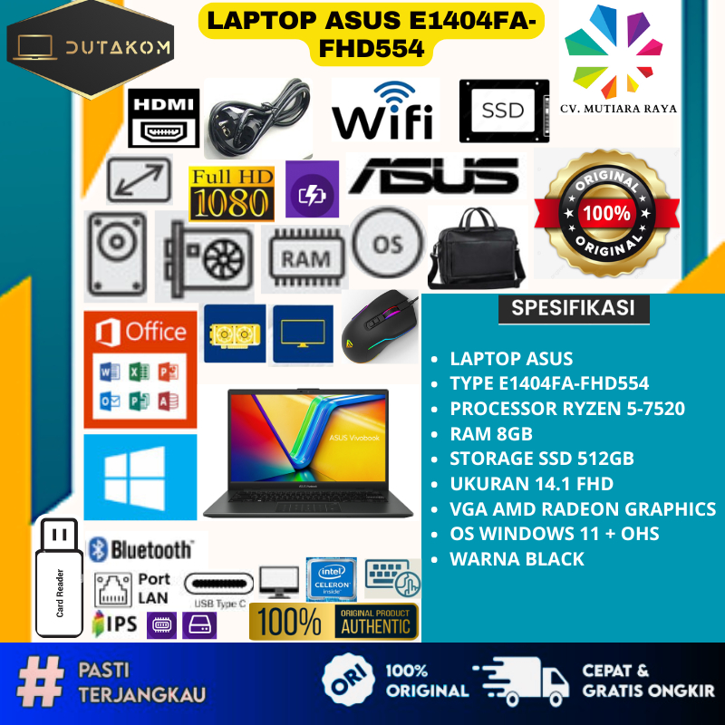 LAPTOP ASUS E1404FA-FHD554