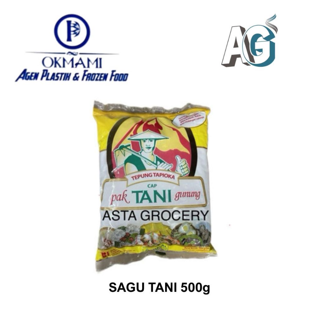 

Tapioka cap pak Tani / Sagu Tani 500g / Tepung Tapioka Bubuk