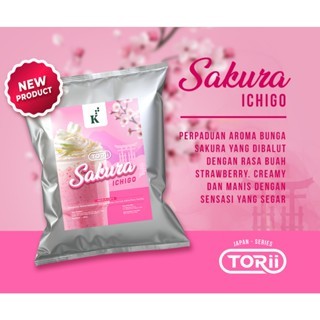 

Bubuk Minuman rasa Tori Sakura Ichigo 1KG Powder Drink - Kedai Bubuk Javaland