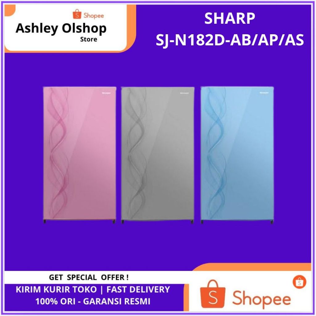 Kulkas 1 Pintu 133 Liter Sharp SJ N162N HS Kulkas Sharp SJ-N162N