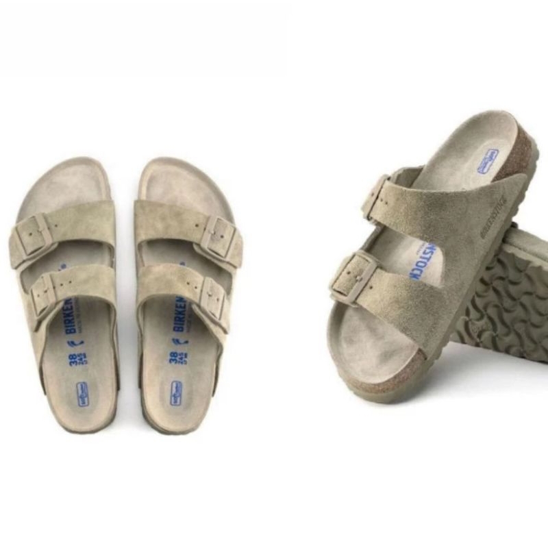 Sandal Pria BIRKENSTOCK ARIZONA BS Leather Original 100%