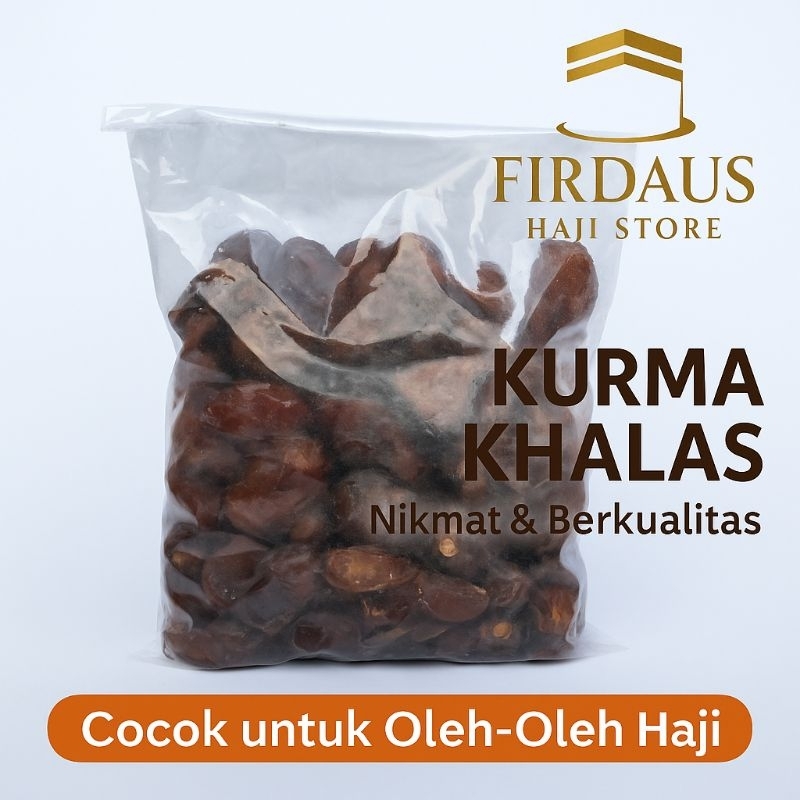 

Kurma Khalas Premium Asli Fresh | Manis Alami | Kemasan 1Kg,500gr, 250 gr — Oleh-oleh Haji Dan Umrah