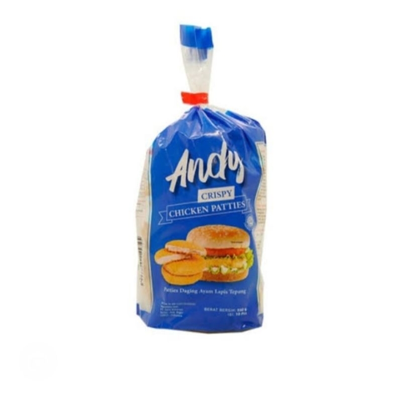 

[FROZEN] Andy Crispy Chicken Patties Isi 10pcs