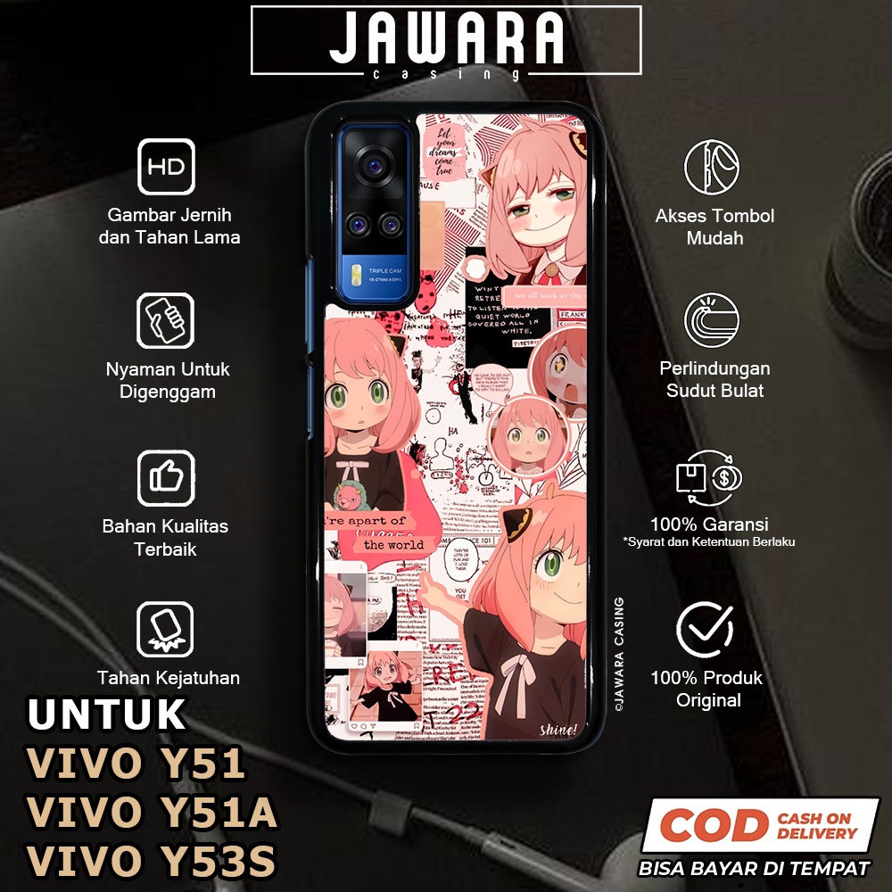 Case Vivo Y51 Y51A Y53S Casing Vivo Y51 Y51A Y53S [SPXF] Premium Case Glossy Case Hp Vivo Jawara Cas