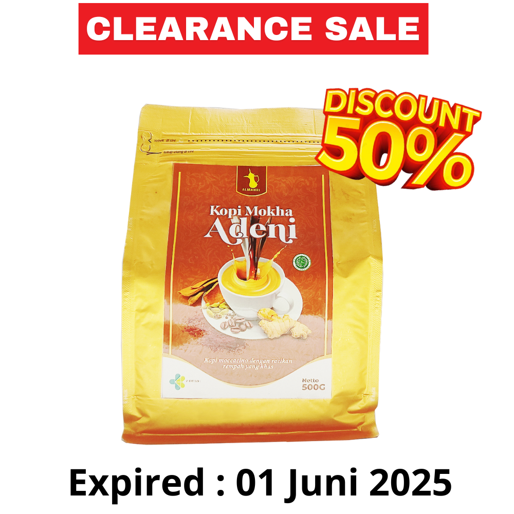 

Al Mahri Kopi Mokha Adeni 500 gr Halal - Kopi Susu Moka Dengan Rempah dari Kampoeng Arab Indonesia